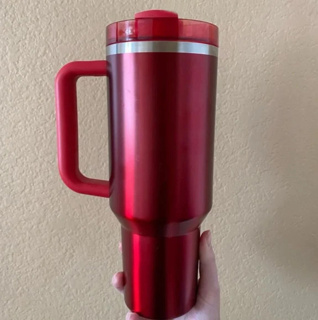 40oz Cosmo Red Gradient Ombre H2.0 Tumbler - Genzify Store