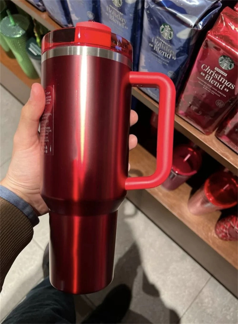 40oz Cosmo Red Gradient Ombre H2.0 Tumbler - Genzify Store
