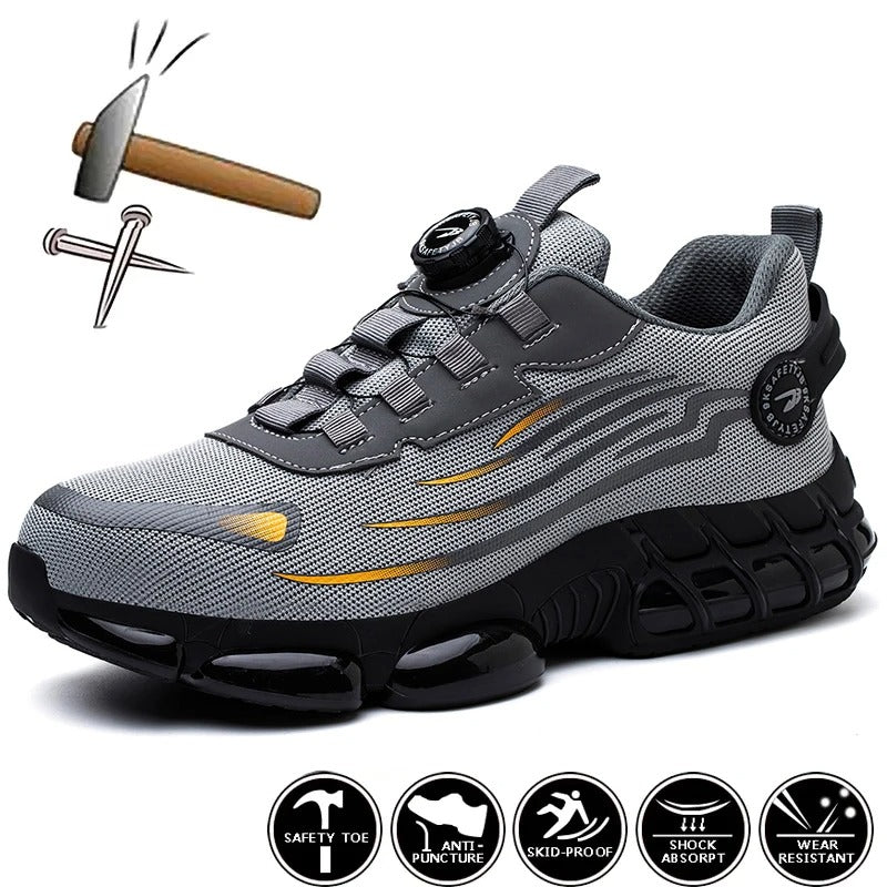 Men’s Safety Work Shoes – Anti-Smash, Anti-Puncture Protective Sneakers - Genzify Store