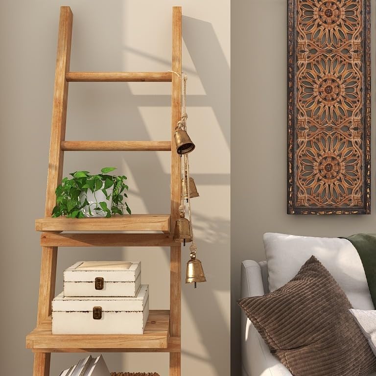 Deco 79 Gold Metal Cow Bells Christmas Hanging Decor - Genzify Store