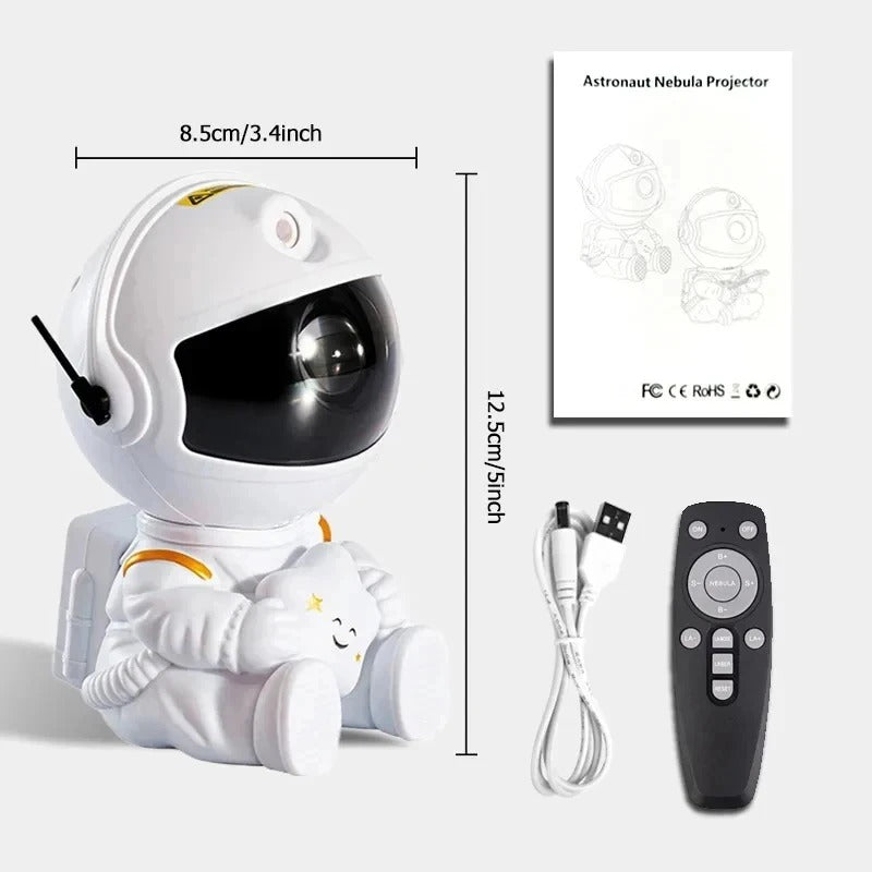Astronaut Galaxy Star Projector – LED Night Light - Genzify Store