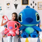 Giant Lilo & Stitch Plush Toy – Couple Pillow Gift (55CM) - Genzify Store