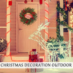 Spring Boxwood Wreath for Front Door with Berries & Eucalyptus Leaves - Genzify Store