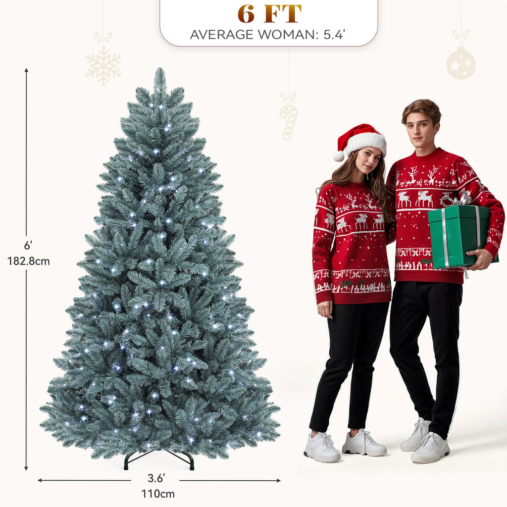 YITAHOME Prelit Artificial Christmas Tree with Remote Control - Genzify Store