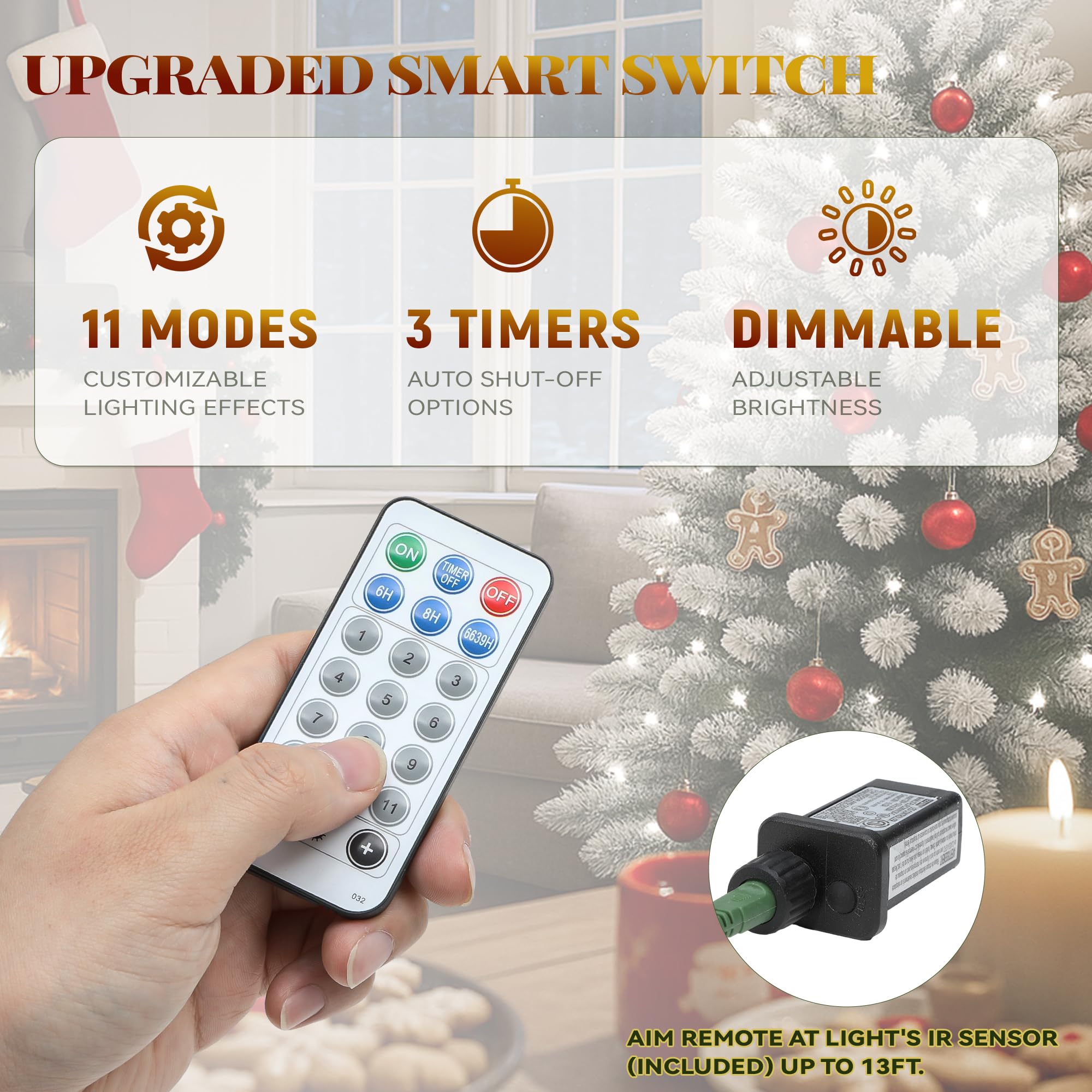 YITAHOME Prelit Artificial Christmas Tree with Remote Control - Genzify Store