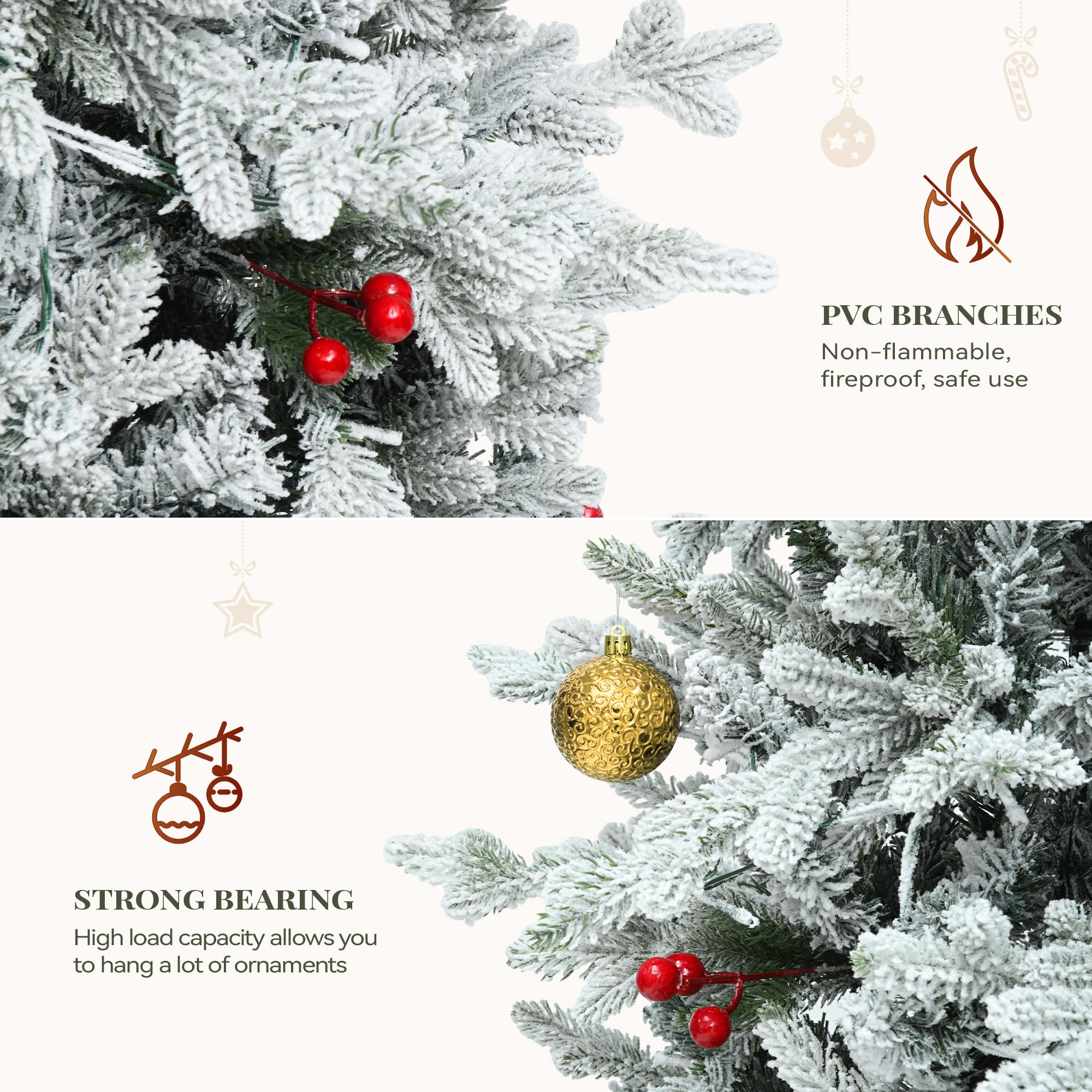 YITAHOME Prelit Artificial Christmas Tree with Remote Control - Genzify Store