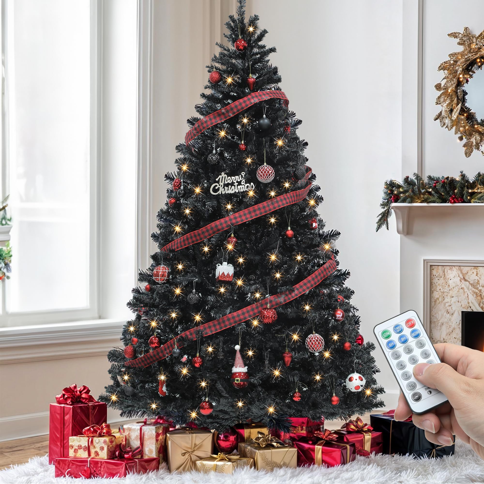 YITAHOME Prelit Artificial Christmas Tree with Remote Control - Genzify Store