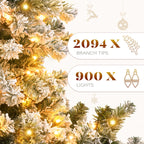 YITAHOME Prelit Artificial Christmas Tree with Remote Control - Genzify Store