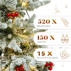 YITAHOME Prelit Artificial Christmas Tree with Remote Control - Genzify Store