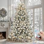 YITAHOME Prelit Artificial Christmas Tree with Remote Control - Genzify Store