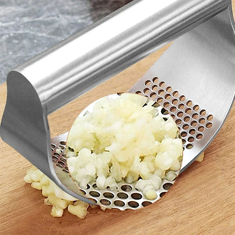 Upgraded Stainless Steel Garlic Press - Genzify Store