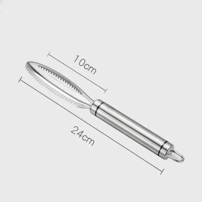 Fish Scale Remover Scraper with Bone Tweezers - Genzify Store