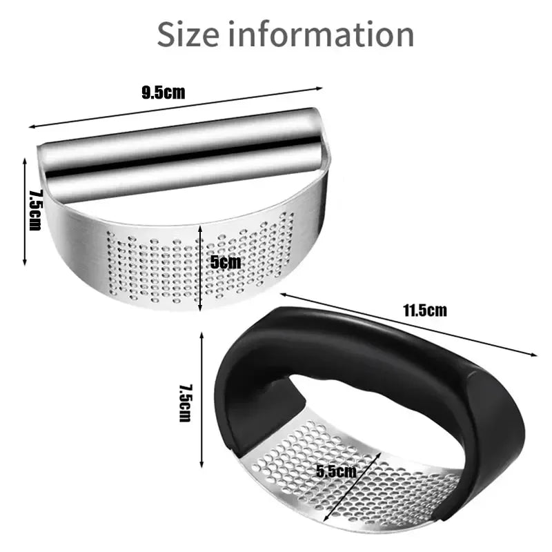 Upgraded Stainless Steel Garlic Press - Genzify Store