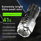 Mini USB Rechargeable Flashlight - Genzify Store
