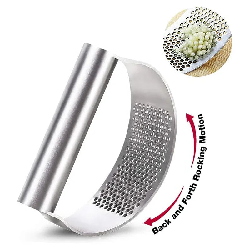 Upgraded Stainless Steel Garlic Press - Genzify Store