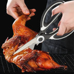 Multifunctional Stainless Steel Kitchen Scissors - Genzify Store