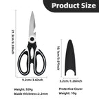 Multifunctional Stainless Steel Kitchen Scissors - Genzify Store