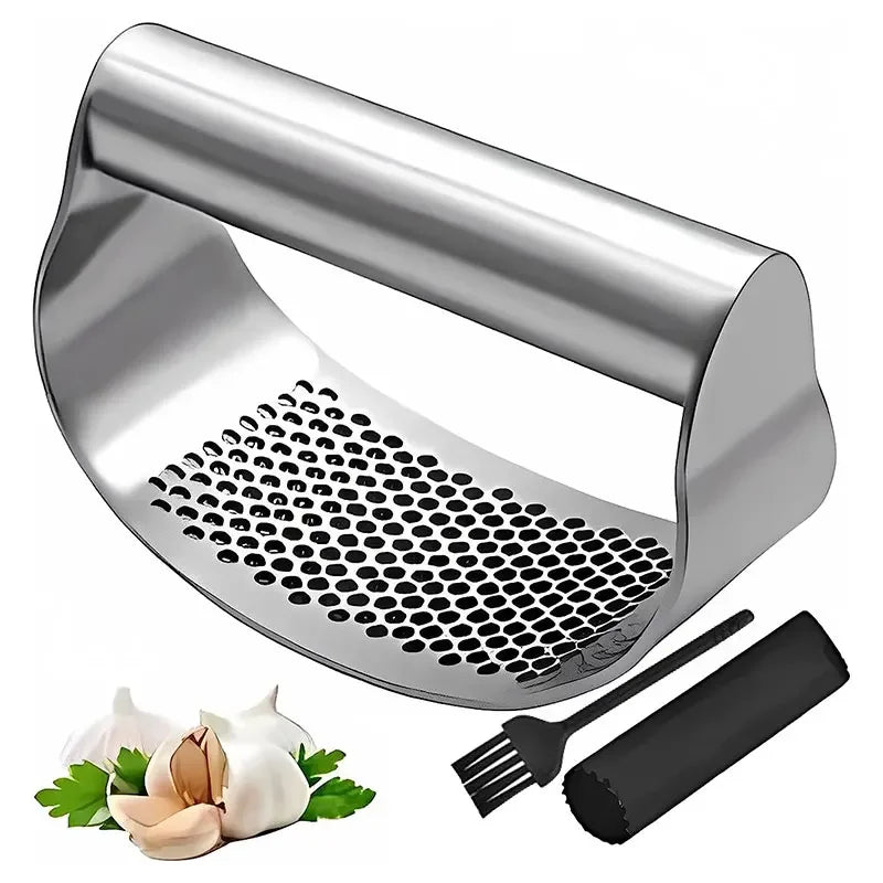 Upgraded Stainless Steel Garlic Press - Genzify Store