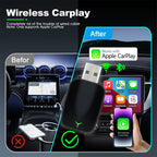 New 2 in 1  Wireless CarPlay Auto Adapter - Genzify Store