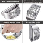 Upgraded Stainless Steel Garlic Press - Genzify Store