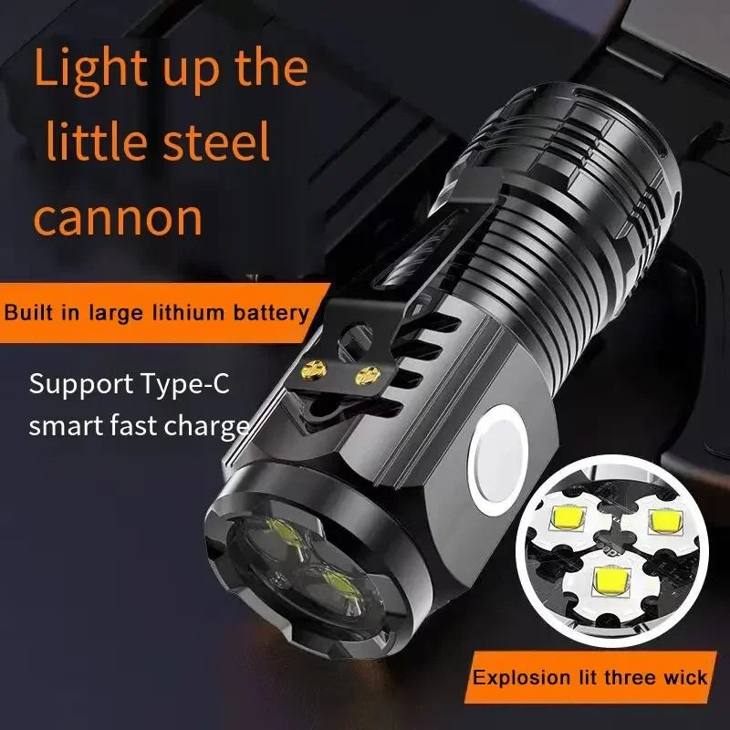 Mini USB Rechargeable Flashlight - Genzify Store