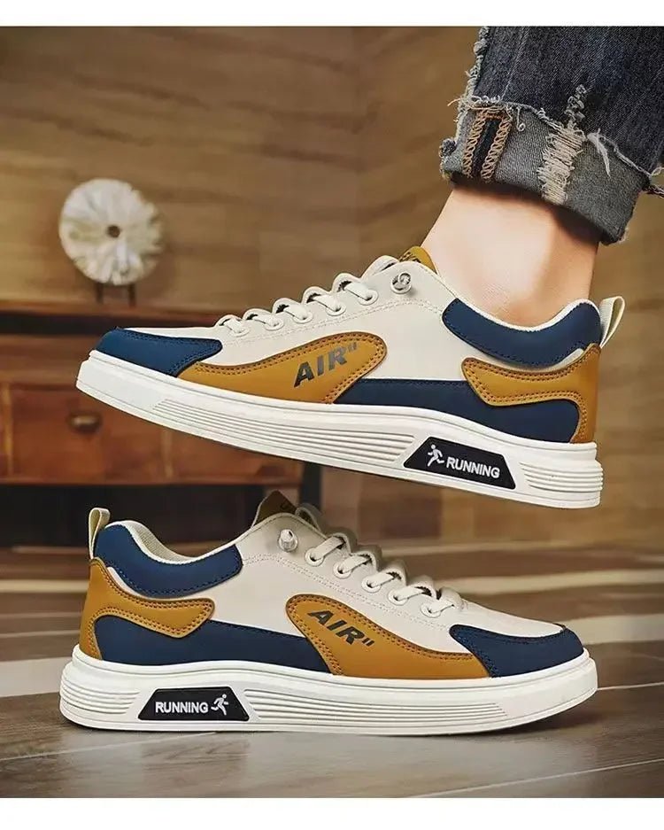 Men’s Leather Casual Shoes – Trendy Low - Genzify Store
